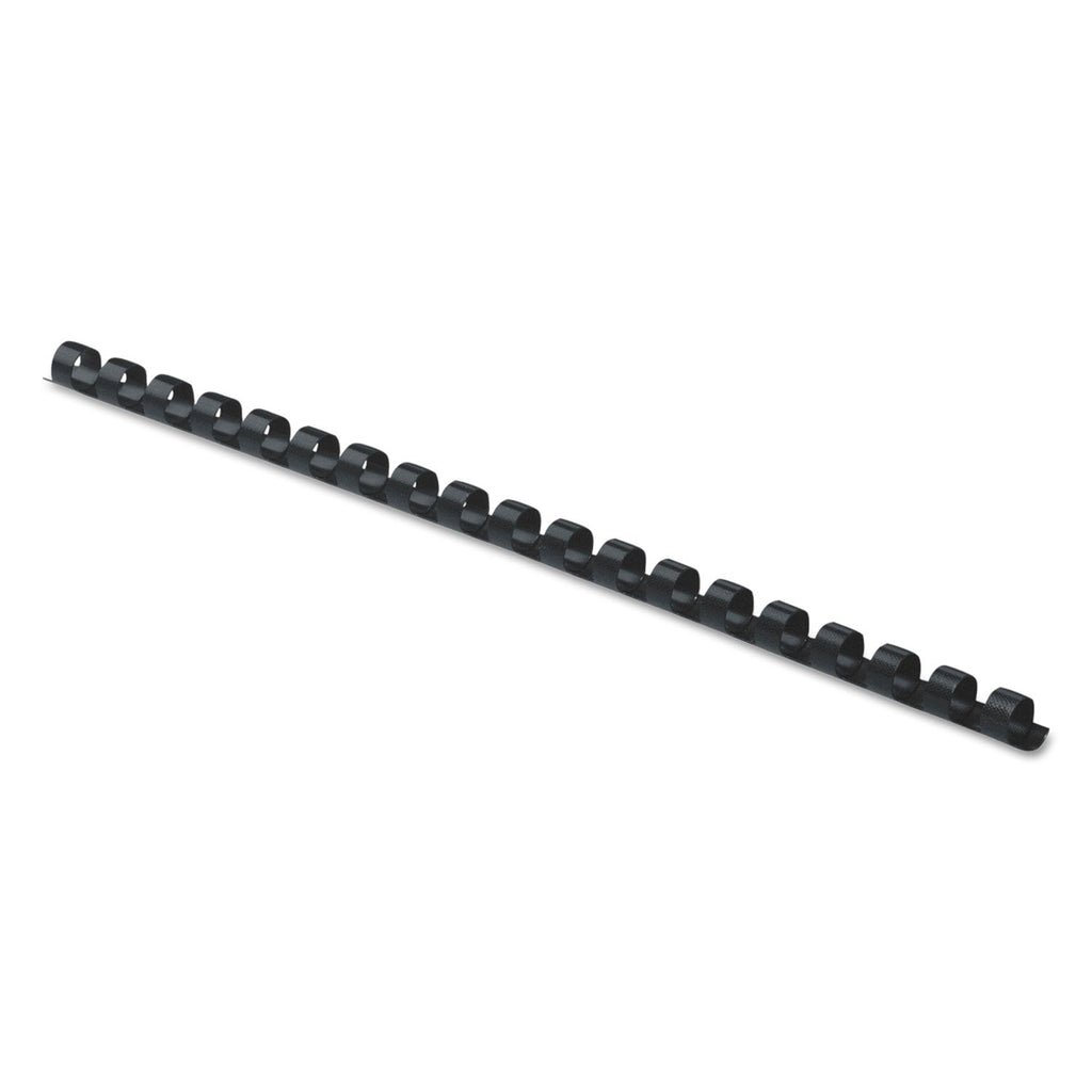 Fellowes Plastic Comb Bindings, 5/16" Diameter, 40 Sheet Capacity, Navy Blue, 100/Pack