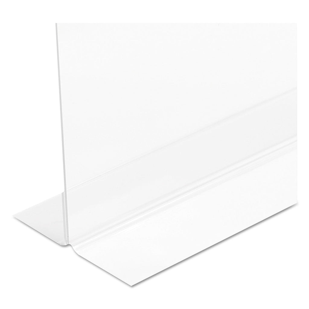 deflecto Classic Image Double-Sided Sign Holder, 11 x 8.5 Insert, Clear