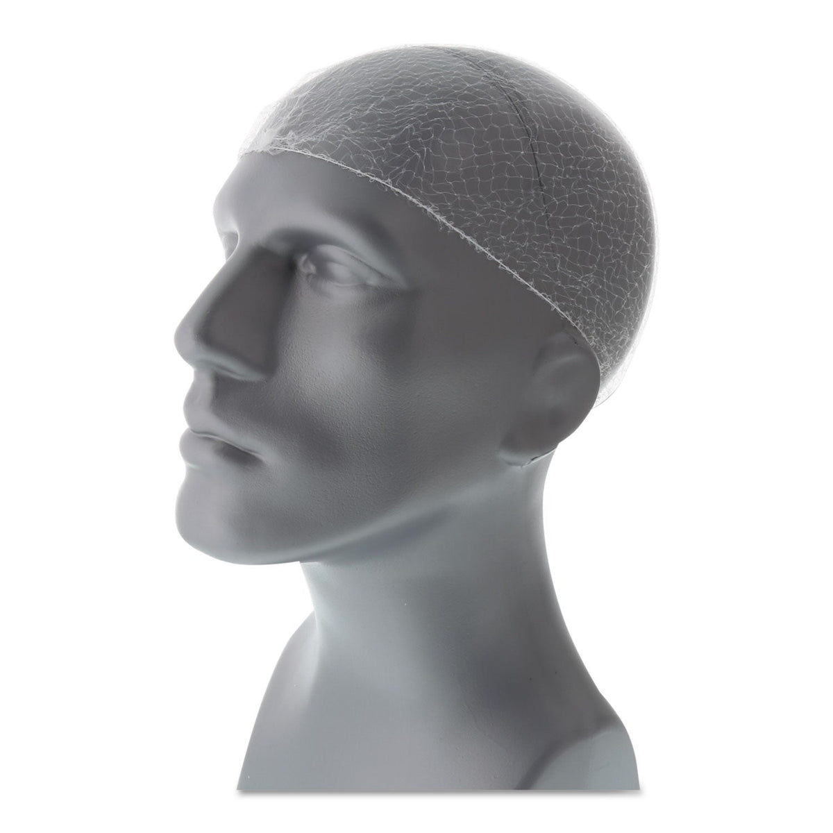 AmerCareRoyal Lightweight Latex-Free Hairnets, Nylon, 28", White, 144/Box