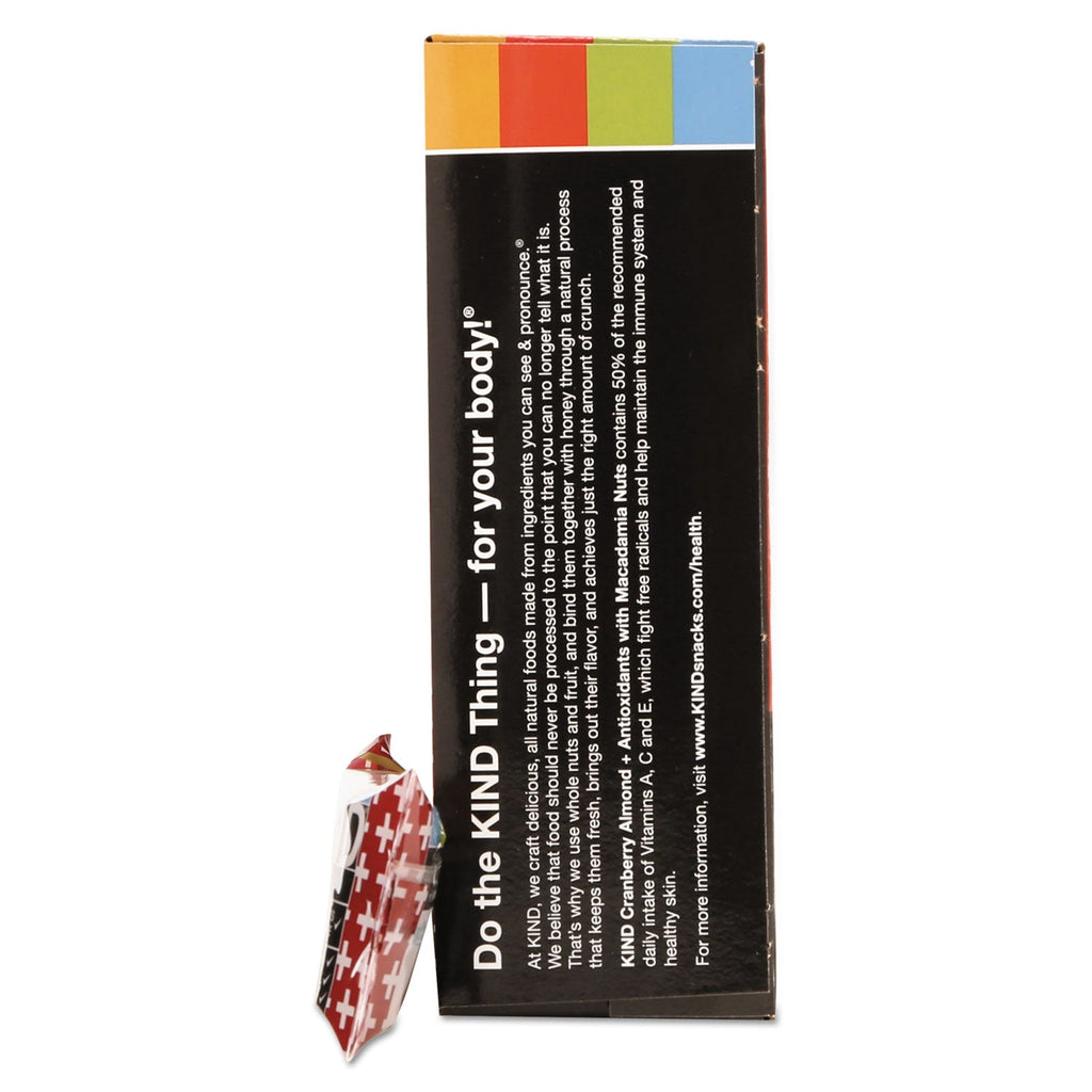 KIND Plus Nutrition Boost Bar, Cranberry Almond and Antioxidants, 1.4 oz, 12/Box