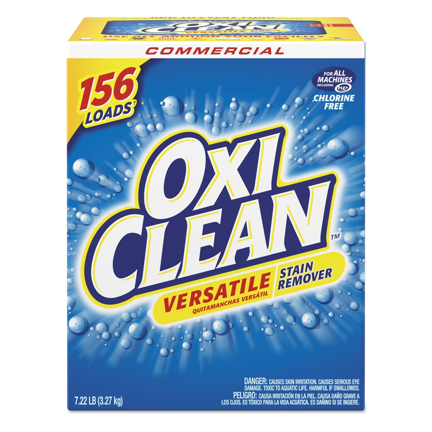 OxiClean Versatile Stain Remover, Regular Scent, 7.22 lb Box, 4/Carton