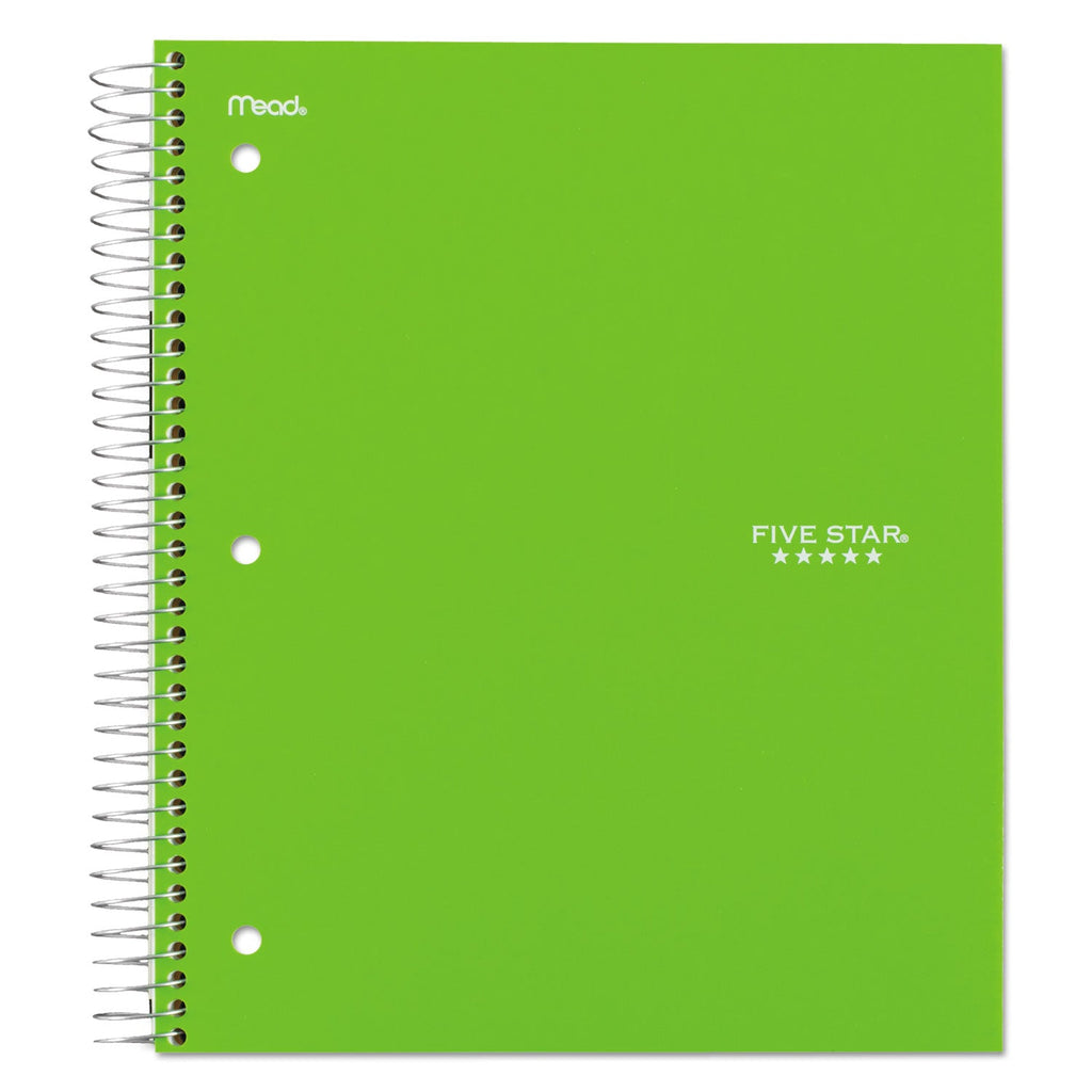 Five Star Trend Wirebound Notebook, 5 Subject, 4 Pockets, Medium/College Rule, Randomly Assorted Covers, 11 x 8.5, 200 Sheets