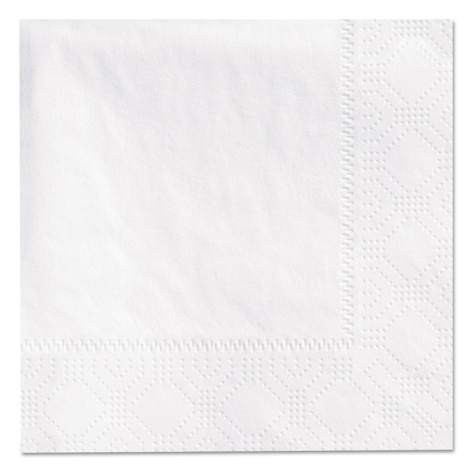 Hoffmaster Beverage Napkins, 2-Ply, 9 1/2 x 9 1/2, White, 3000/Carton