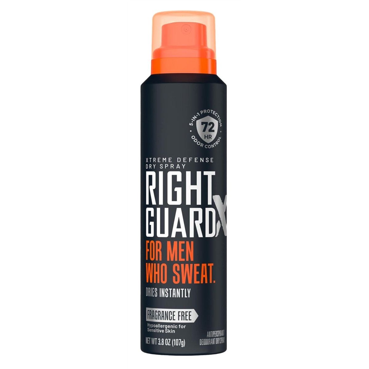 Right Guard® Xtreme Defense Fragrance Free Dry Spray, 3.8 oz