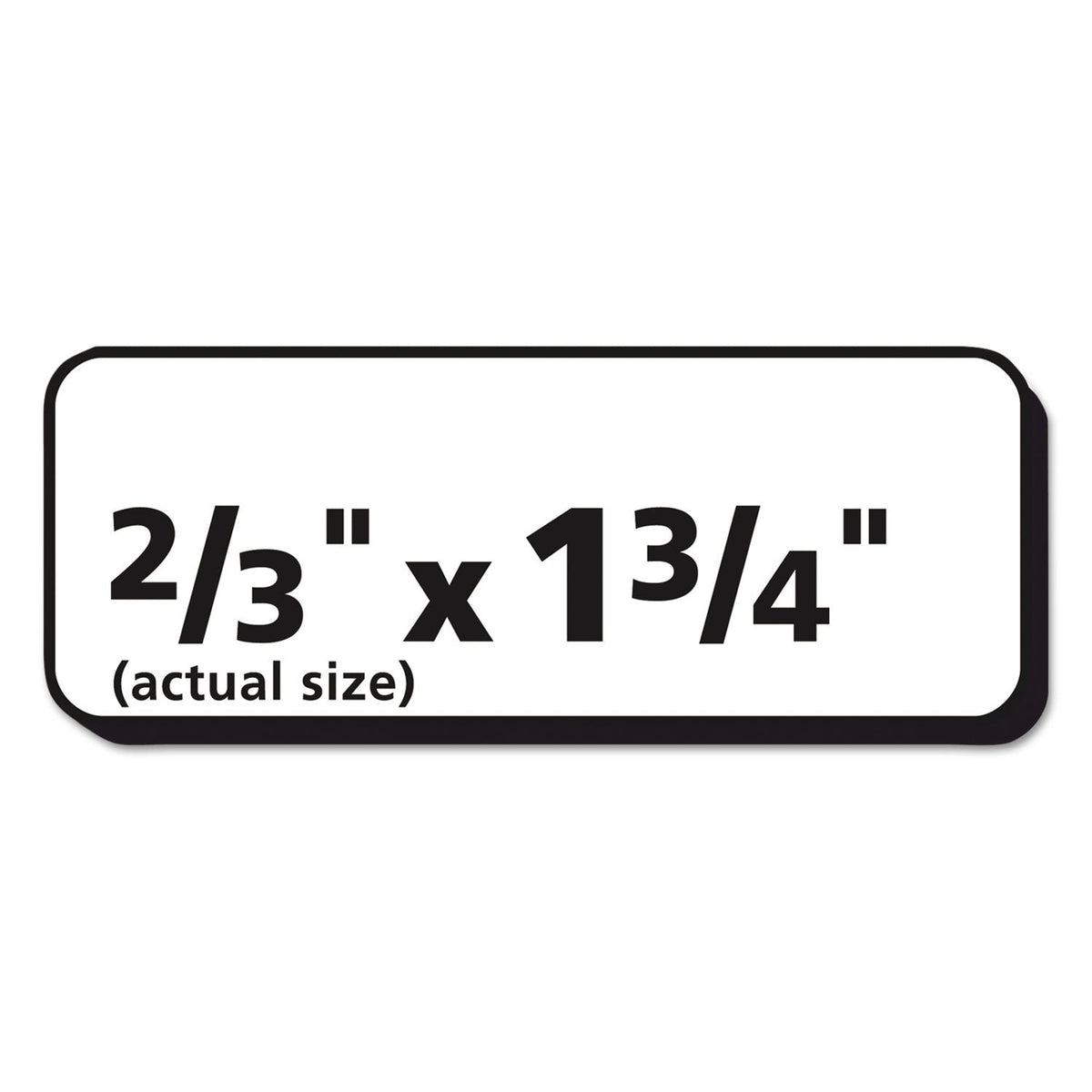 Avery Matte Clear Easy Peel Mailing Labels w/ Sure Feed Technology, Laser Printers, 0.66 x 1.75, Clear, 60/Sheet, 10 Sheets/Pack