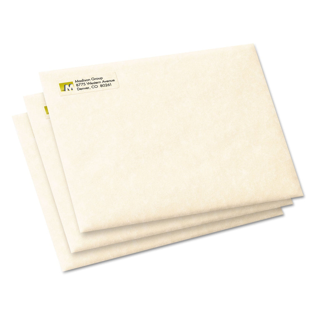 Avery Matte Clear Easy Peel Mailing Labels with Sure Feed Technology, Inkjet Printers, 0.5 x 1.75, Clear, 80/Sheet, 25 Sheets/Pack