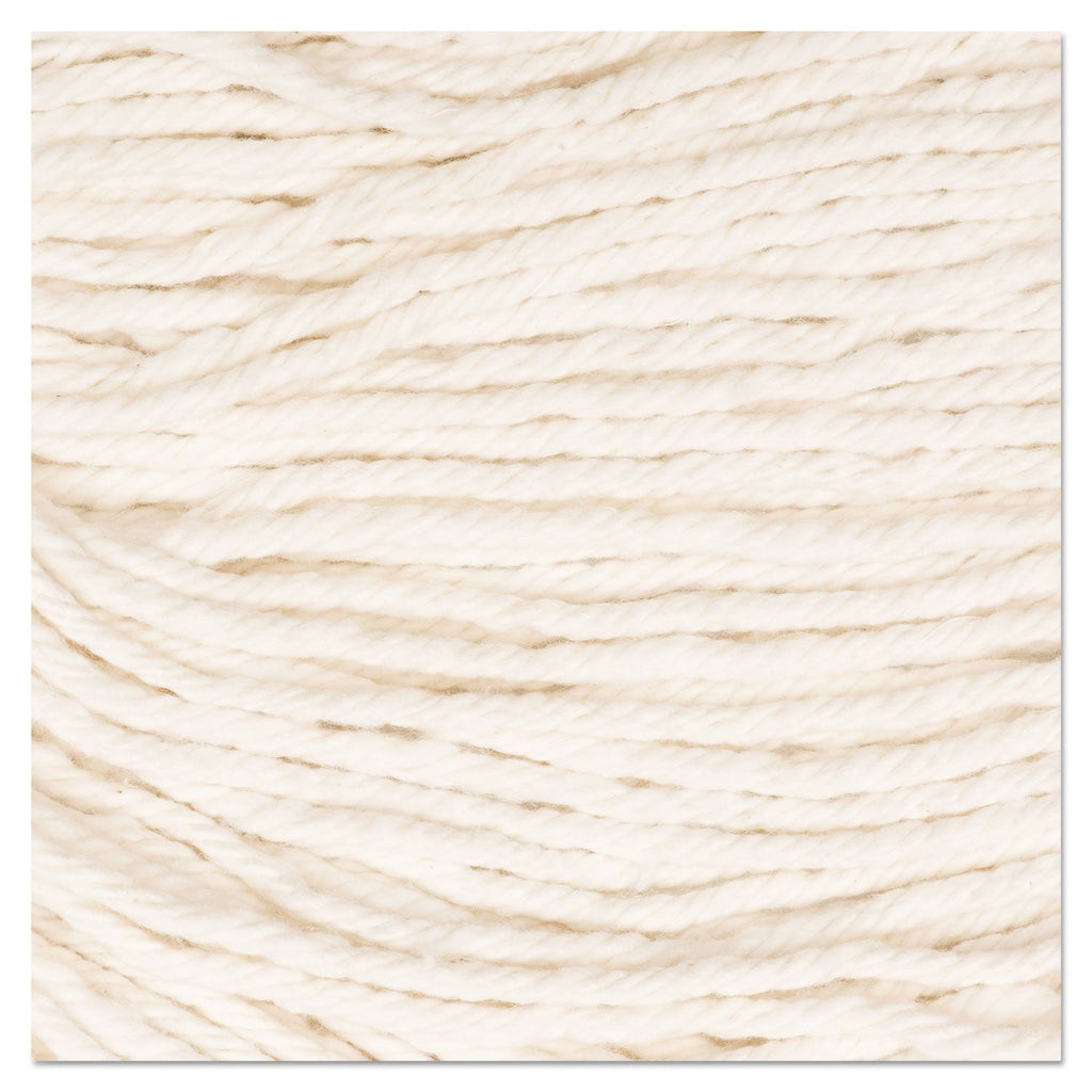 Boardwalk Super Loop Wet Mop Head, Cotton/Synthetic Fiber, 5" Headband, Large Size, White
