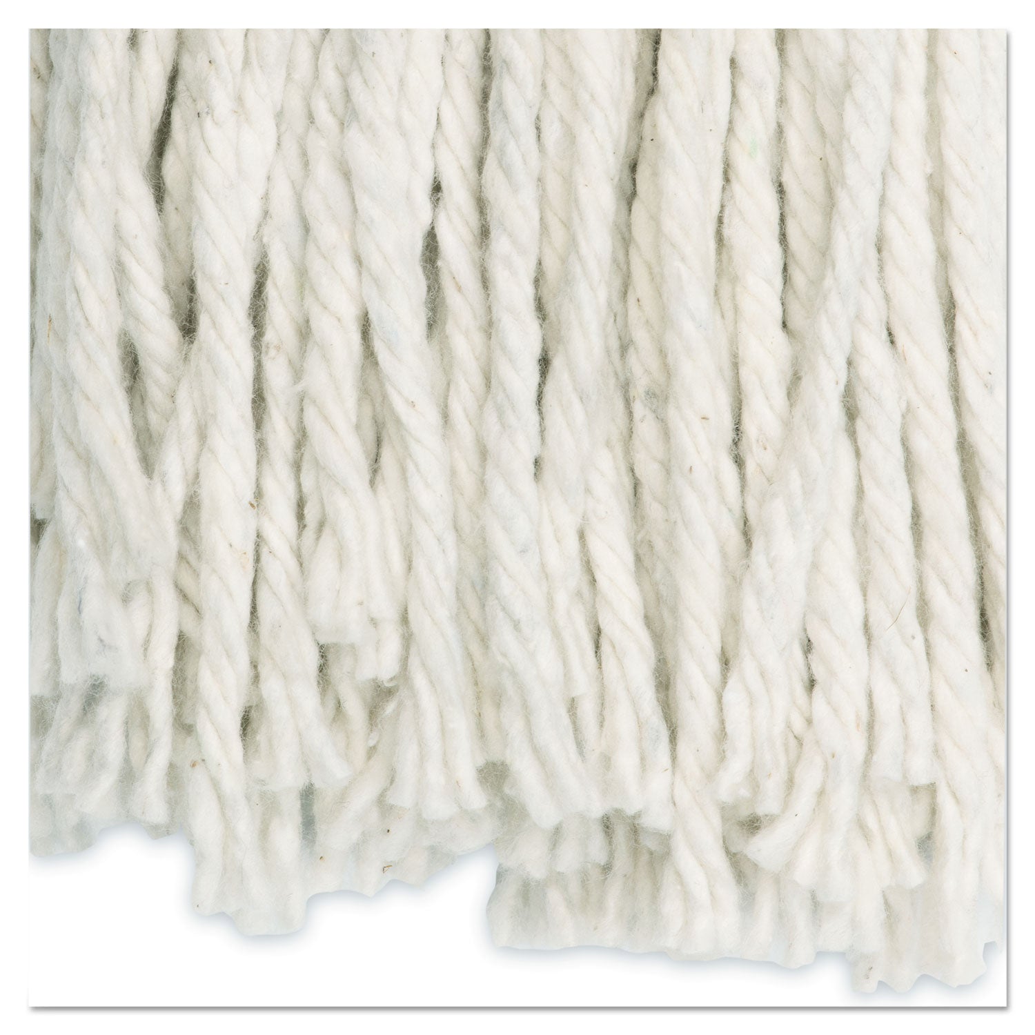 Boardwalk Cut-End Wet Mop Head, Cotton, White, #20, 12/Carton