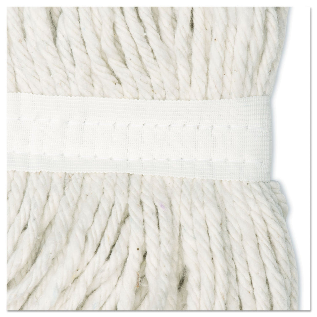 Boardwalk Cut-End Wet Mop Head, Rayon, No. 20, White