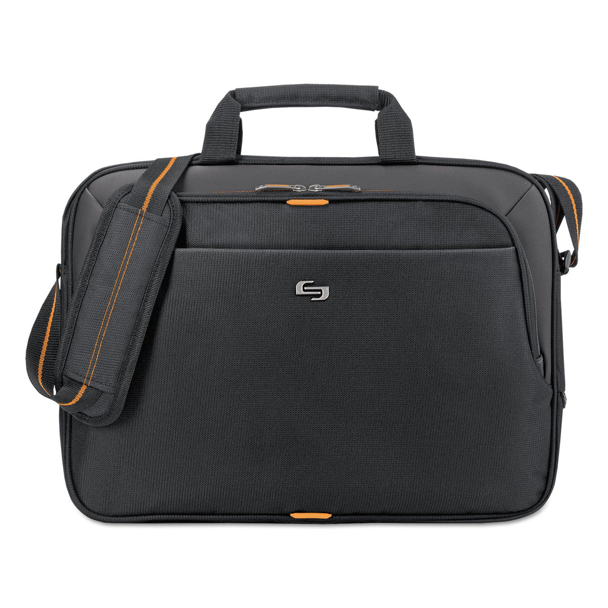 Solo Urban Slim Brief, Fits Devices Up to 15.6", Polyester, 16.5 x 2 x 11.75, Black