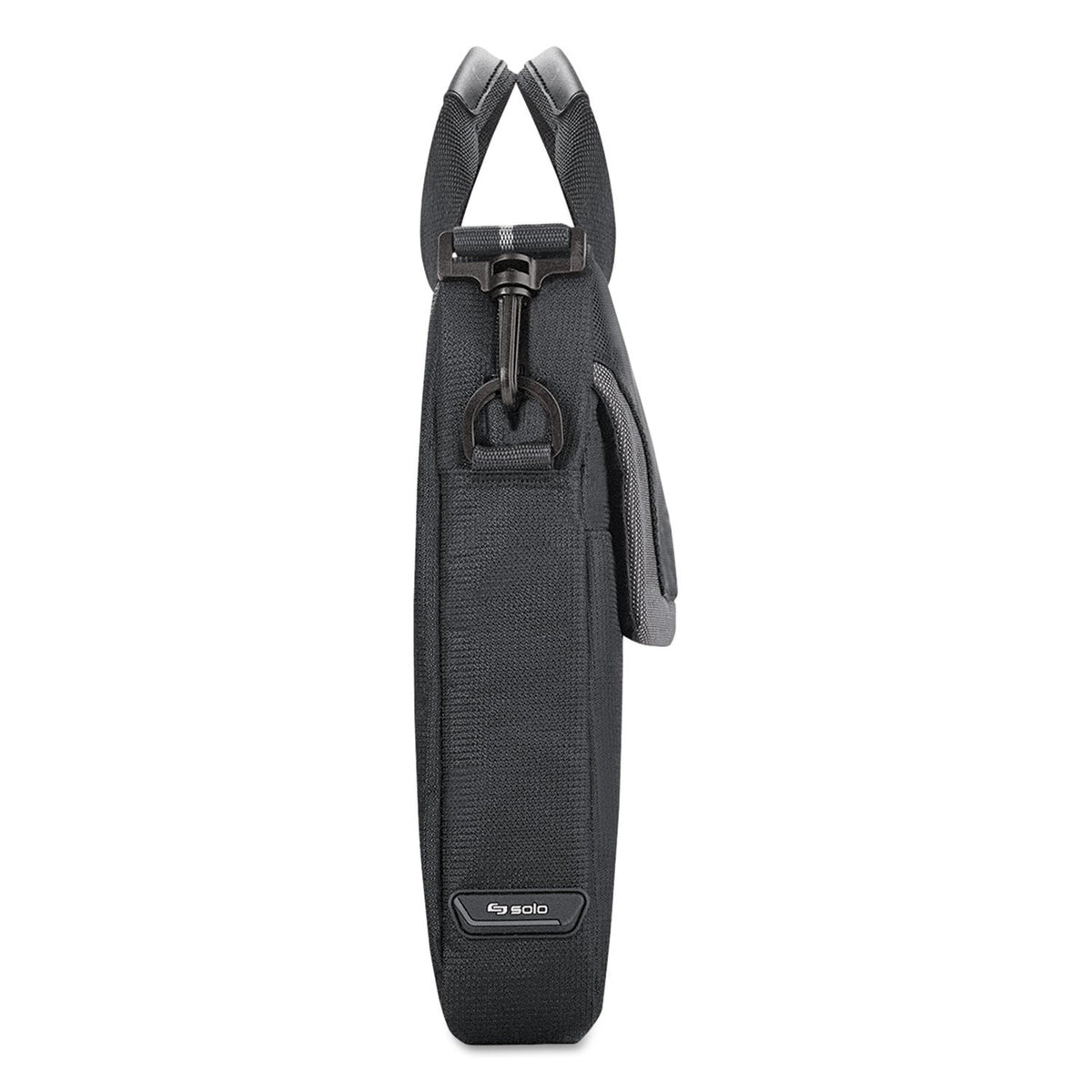 Solo Pro Slim Brief, Fits Devices Up to 14.1", Polyester, 14 x 1.5 x 10.5, Black