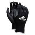 MCR Economy PU Coated Work Gloves, Black, Small, 1 Dozen