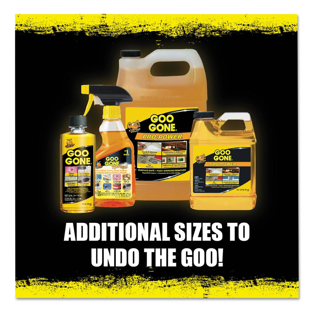 Goo Gone Spray Gel Cleaner, Citrus Scent, 12 oz Spray Bottle, 6/Carton