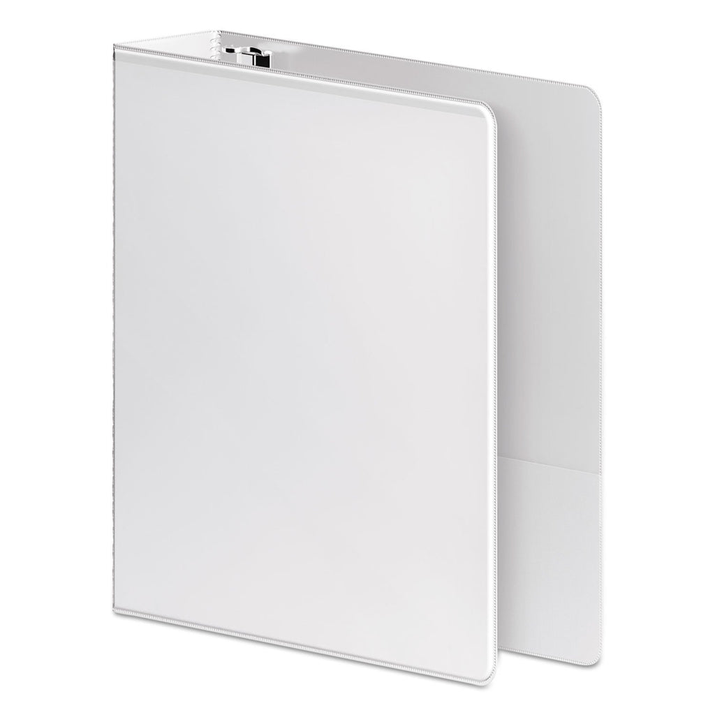Wilson Jones Heavy-Duty Round Ring View Binder with Extra-Durable Hinge, 3 Rings, 2" Capacity, 11 x 8.5, White