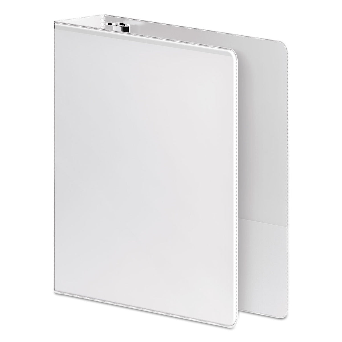 Wilson Jones Heavy-Duty Round Ring View Binder with Extra-Durable Hinge, 3 Rings, 2" Capacity, 11 x 8.5, White