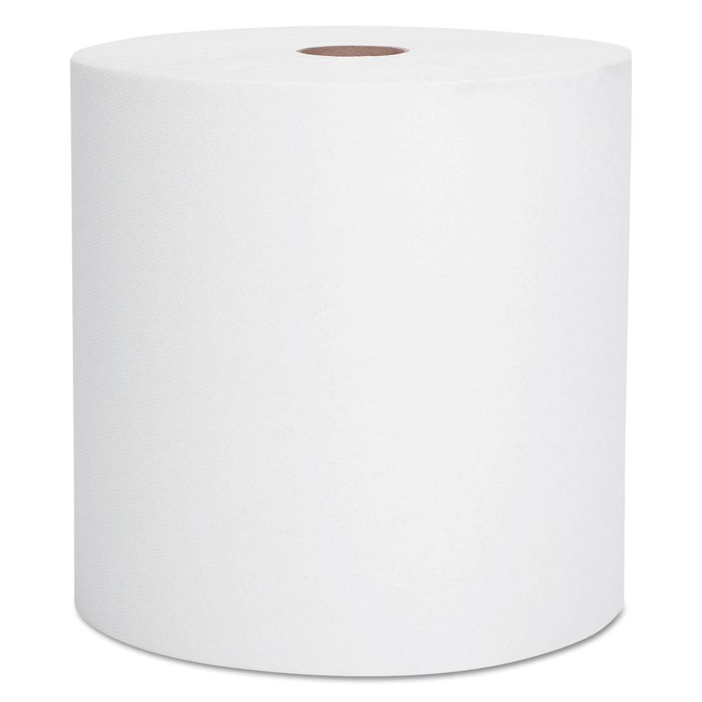 Scott Essential High Capacity Hard Roll Towels for Business, Absorbency Pockets, 1.75" Core, 8" x 950 ft, White, 6 Rolls/Carton