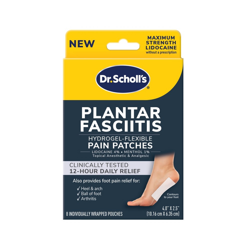 Dr. Scholl's® Plantar Fasciitis 4% -1% Pain Patches, 8-Pack