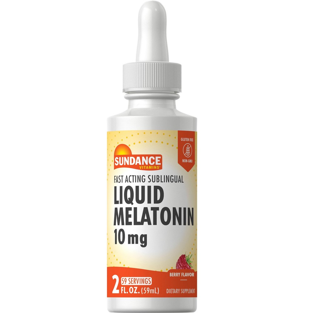 Sundance® Liquid Melatonin – 10 mg Natural Berry Flavor (2 Fl Oz)