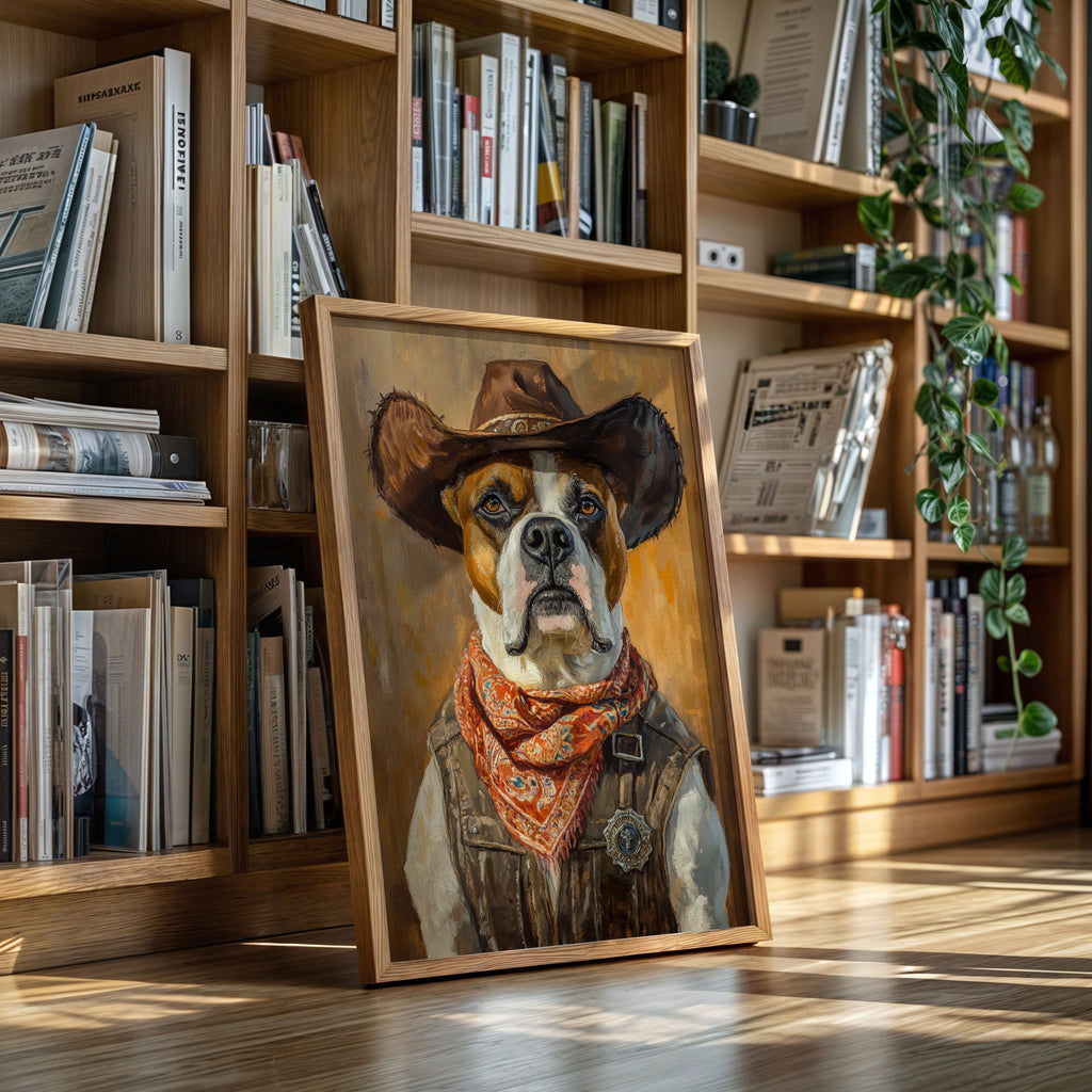 Boxer Sheriff of the Silent Plains