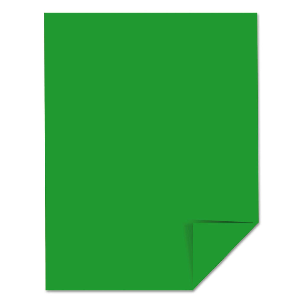 Astrobrights Color Cardstock, 65 lb Cover Weight, 8.5 x 11, Gamma Green, 250/Pack
