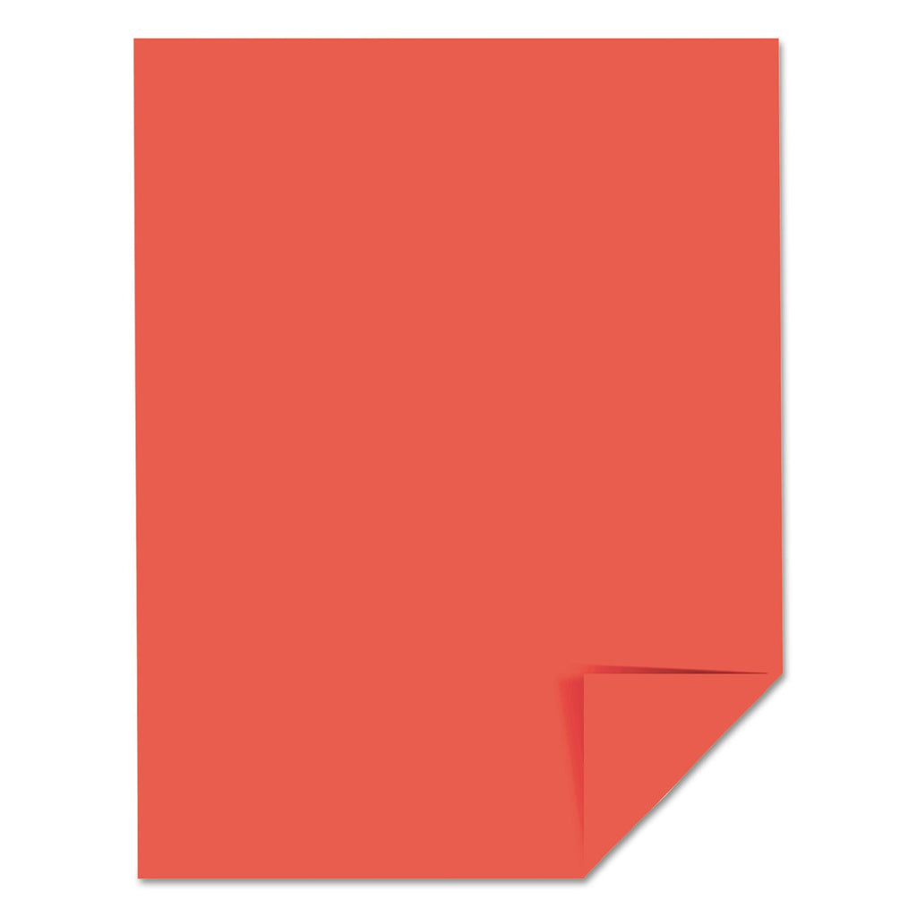 Astrobrights Color Cardstock, 65 lb Cover Weight, 8.5 x 11, Rocket Red, 250/Pack