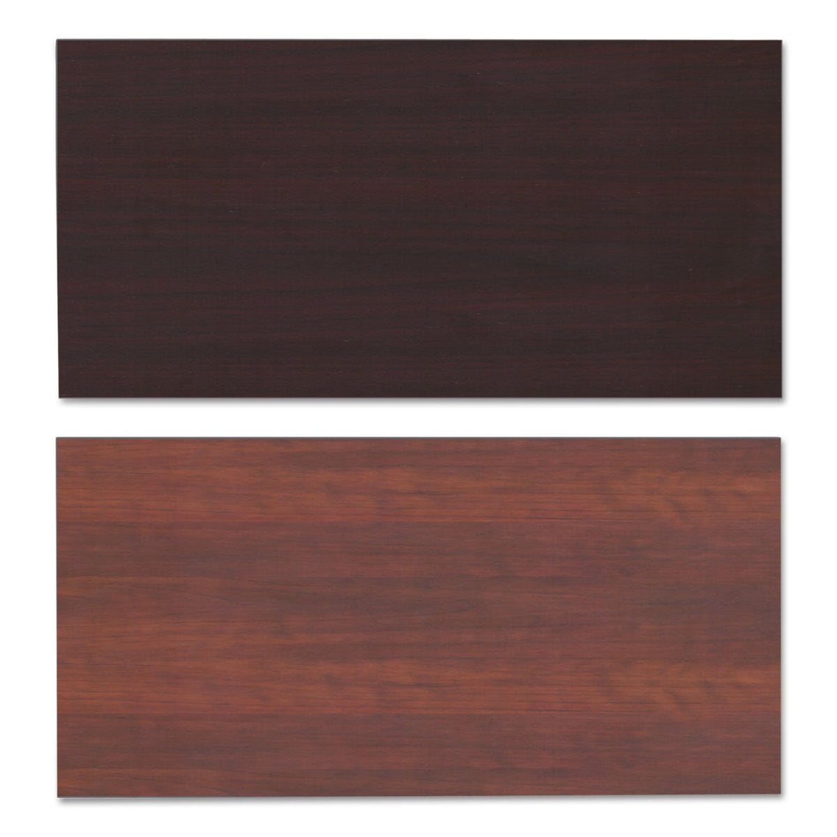 Alera Reversible Laminate Table Top, Rectangular, 47.63 x 23.63, Medium Cherry/Mahogany