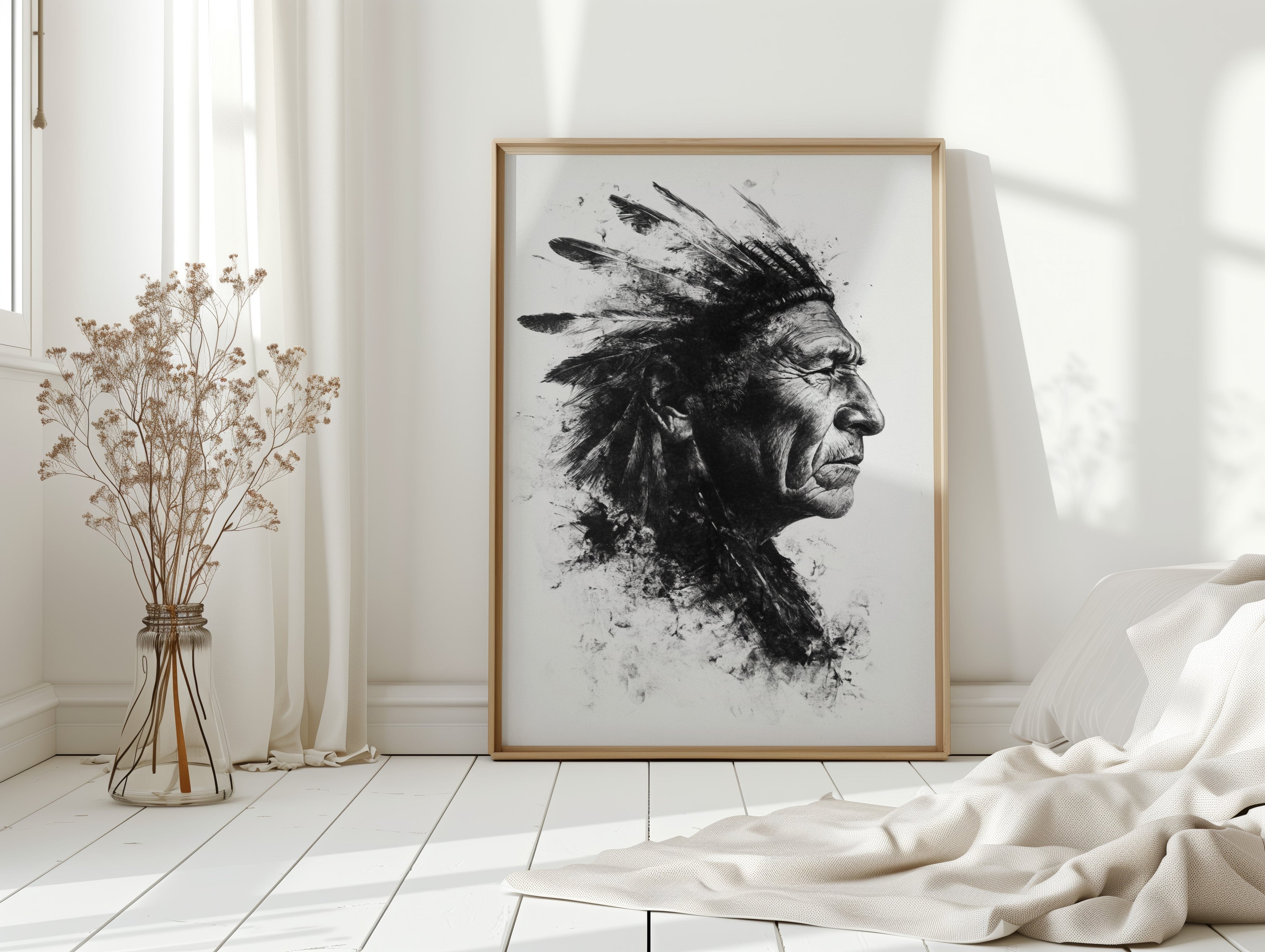 Spirit of the Plains in Ink