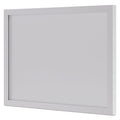 HON BL Series Frosted Glass Modesty Panel, 39.5w x 0.13d x 27.25h, Silver/Frosted