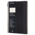Moleskine Professional Notebook, Hardcover, 1 Subject, Medium/College Rule, Black Cover, 11 x 8.5, 176 Sheets