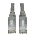 Tripp Lite CAT6 Gigabit Snagless Molded Patch Cable, 10 ft, Gray
