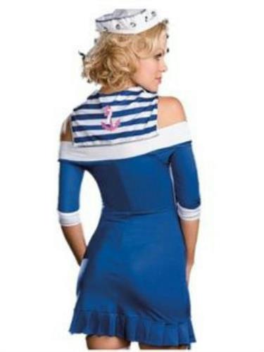 Dreamgirl Women's Ship Shape Sailor Sweetie Adult Costume Size Large 12-14