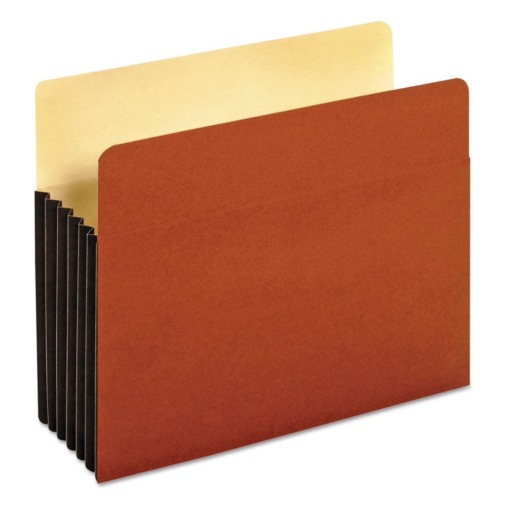 Pendaflex File Pocket with Tyvek, 5.25" Expansion, Letter Size, Redrope, 10/Box
