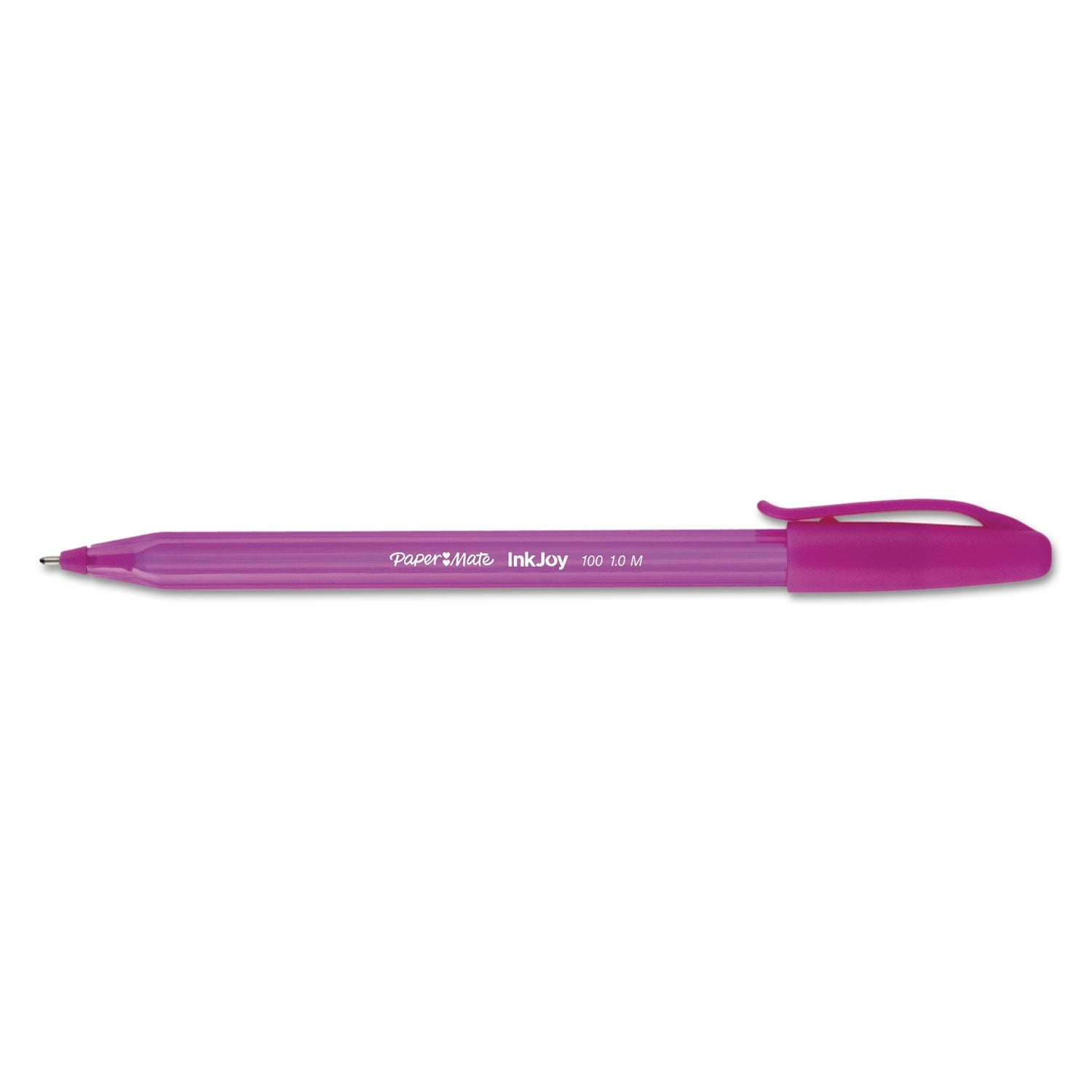 Paper Mate InkJoy 100 Ballpoint Pen, Stick, Medium 1 mm, Eight Assorted Ink and Barrel Colors, 8/Pack