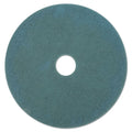 3M Ultra High-Speed Floor Burnishing Pads 3100, 27" Diameter, Aqua, 5/Carton
