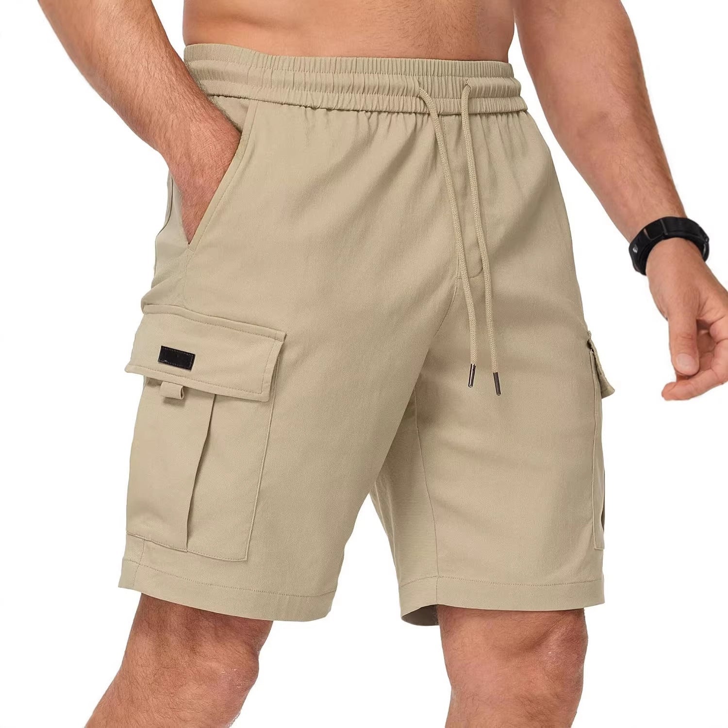 Men's Summer American Style Quick Dry Cargo Pants New Arrival Wide Leg Casual Athletic Shorts