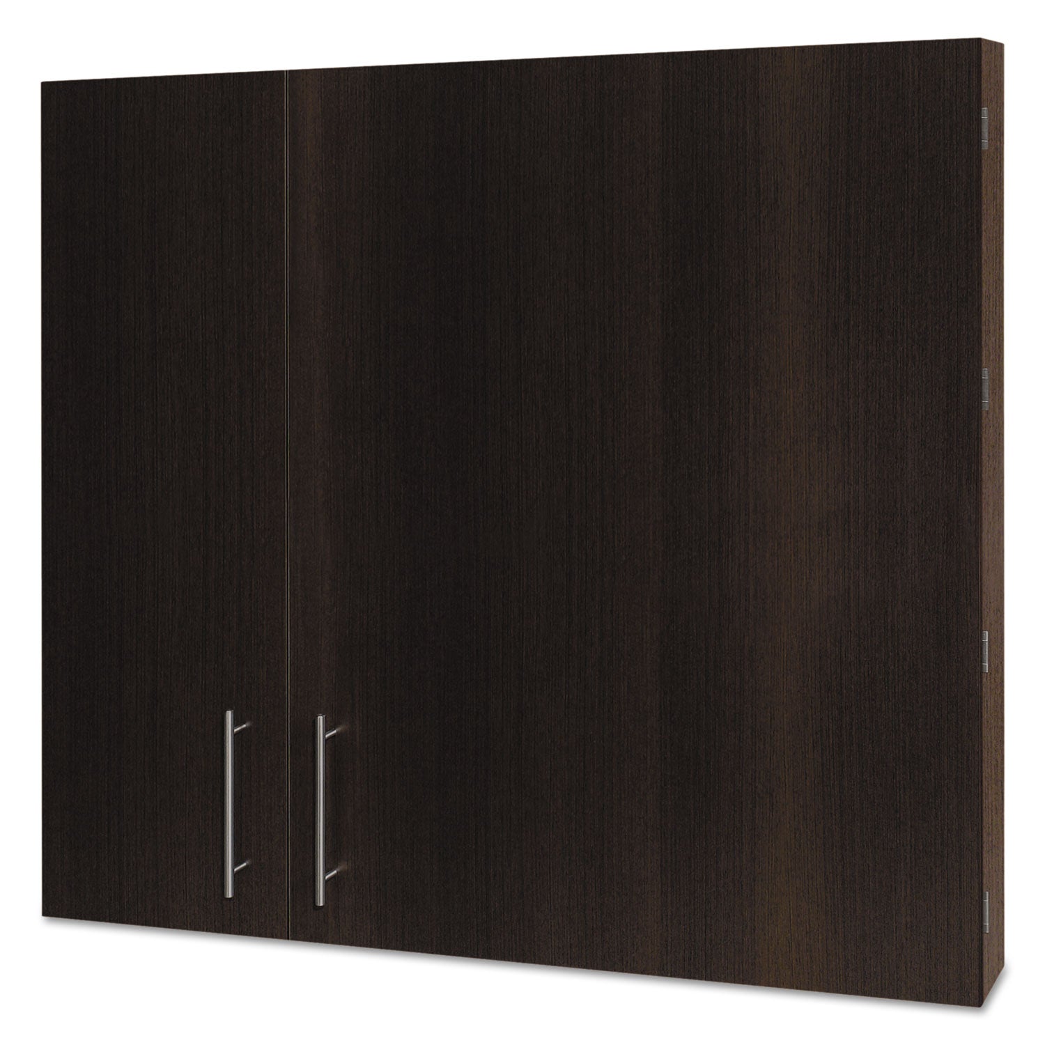 MasterVision Conference Cabinet, Porcelain Magnetic, Dry Erase, 48 x 48, Ebony