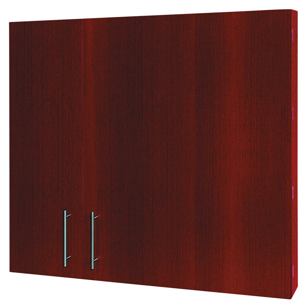MasterVision Conference Cabinet, Porcelain Magnetic, Dry Erase, 48 x 48, Cherry