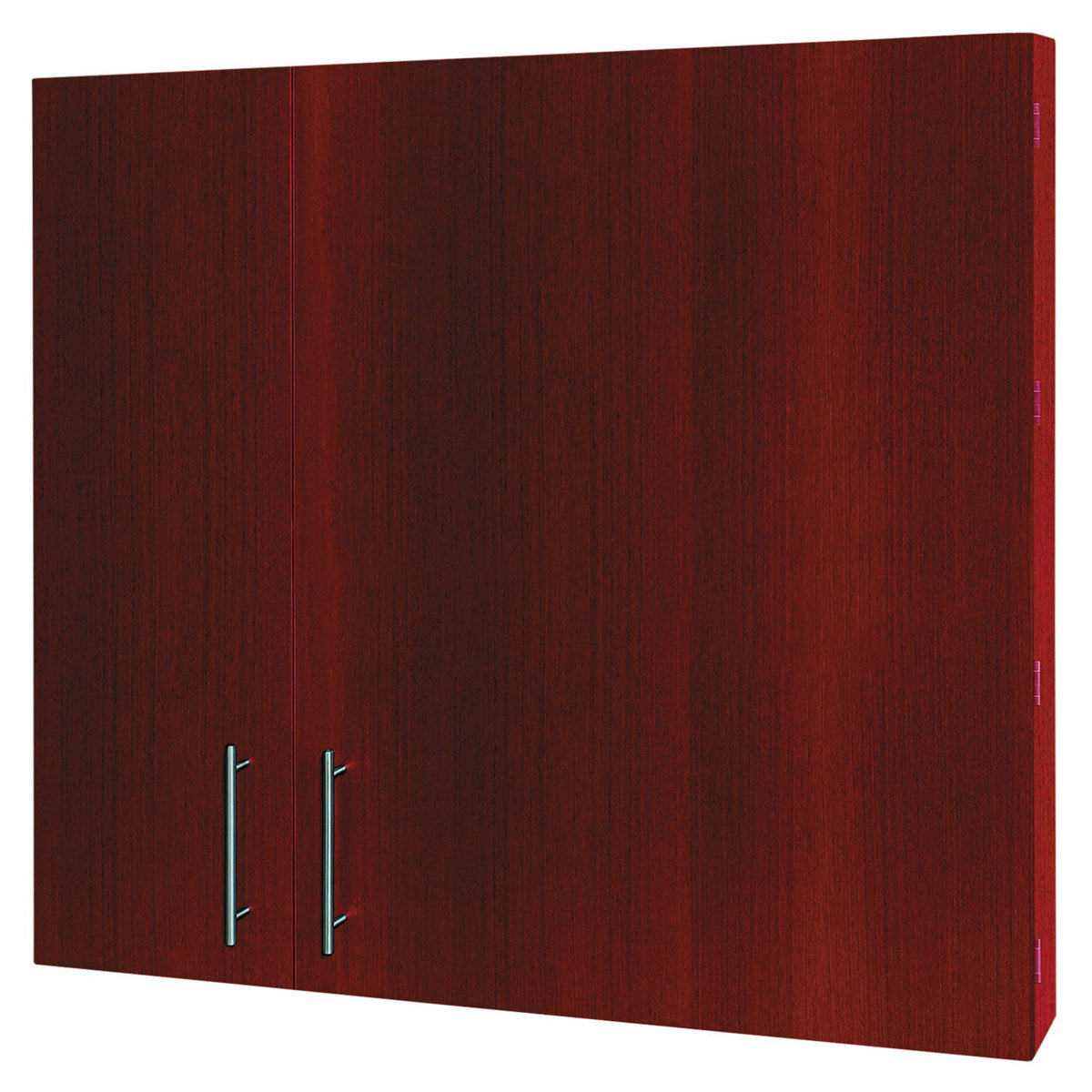 MasterVision Conference Cabinet, Porcelain Magnetic, Dry Erase, 48 x 48, Cherry