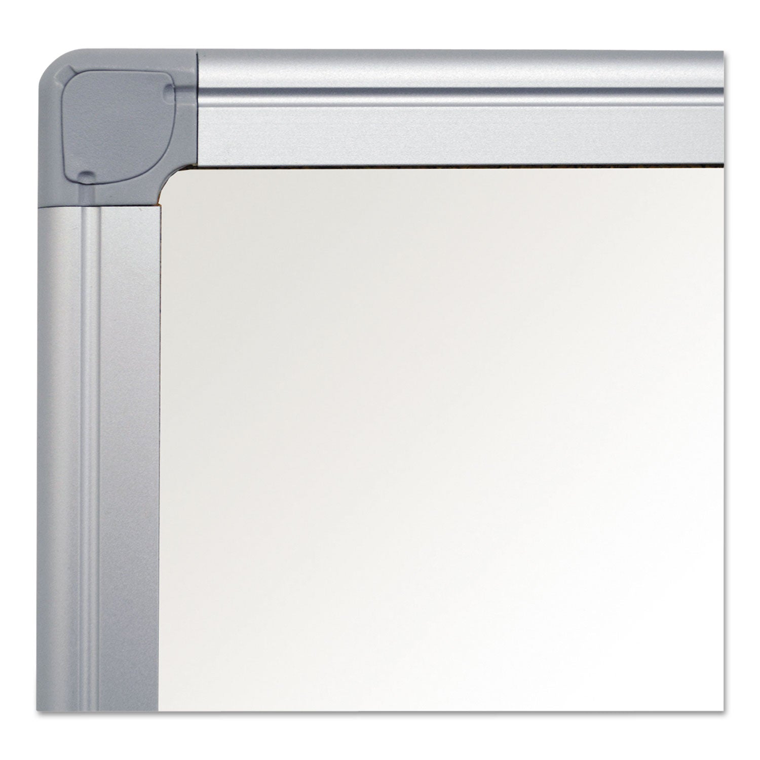 MasterVision Earth Dry Erase Board, White/Silver, 48 x 96