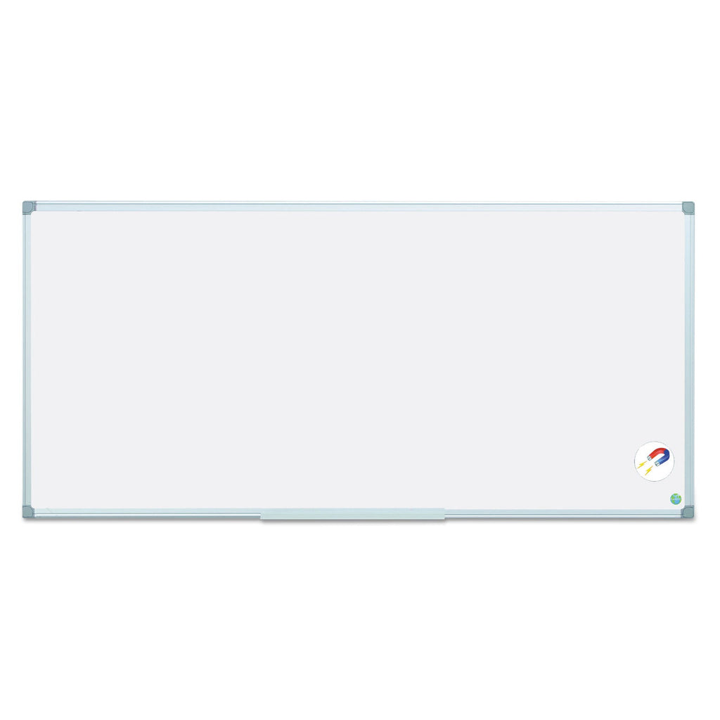 MasterVision Earth Gold Ultra Magnetic Dry Erase Boards, 48 x 96, White, Aluminum Frame