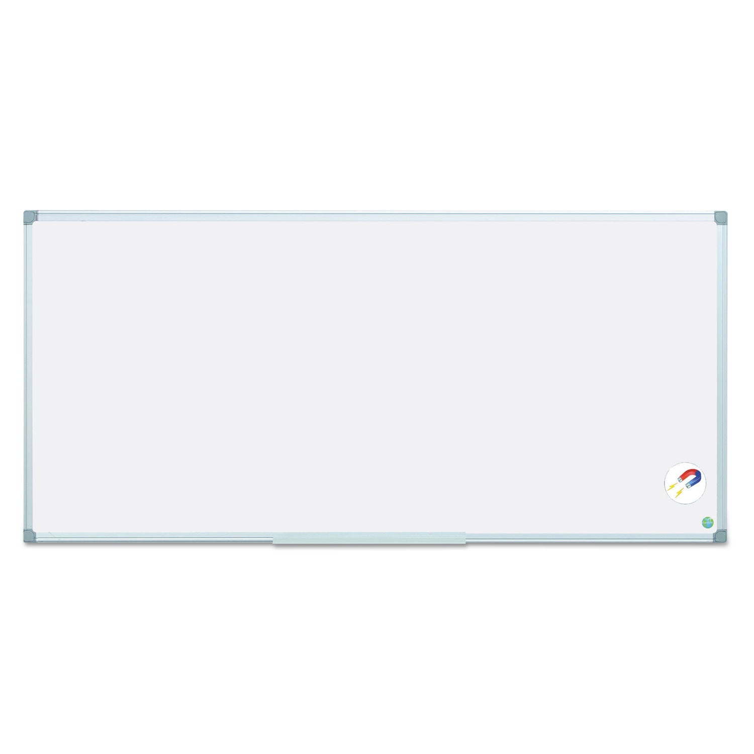 MasterVision Earth Gold Ultra Magnetic Dry Erase Boards, 48 x 96, White, Aluminum Frame