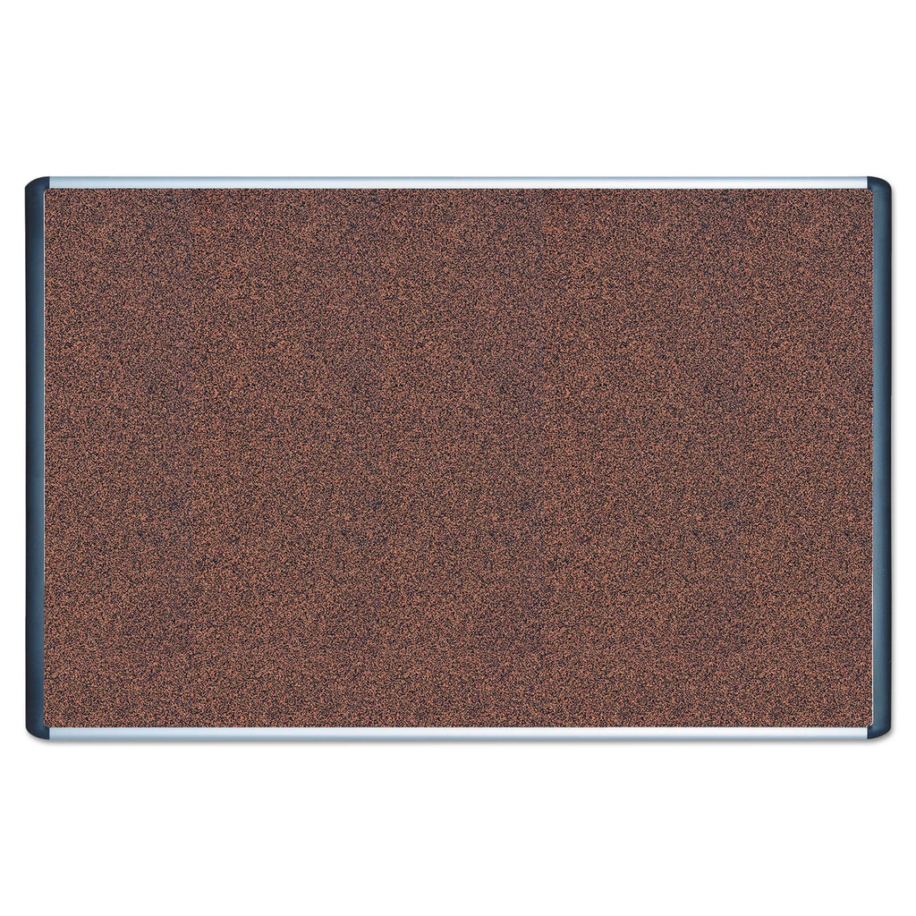 MasterVision Tech Cork Board, 48x72 Silver/Black Frame