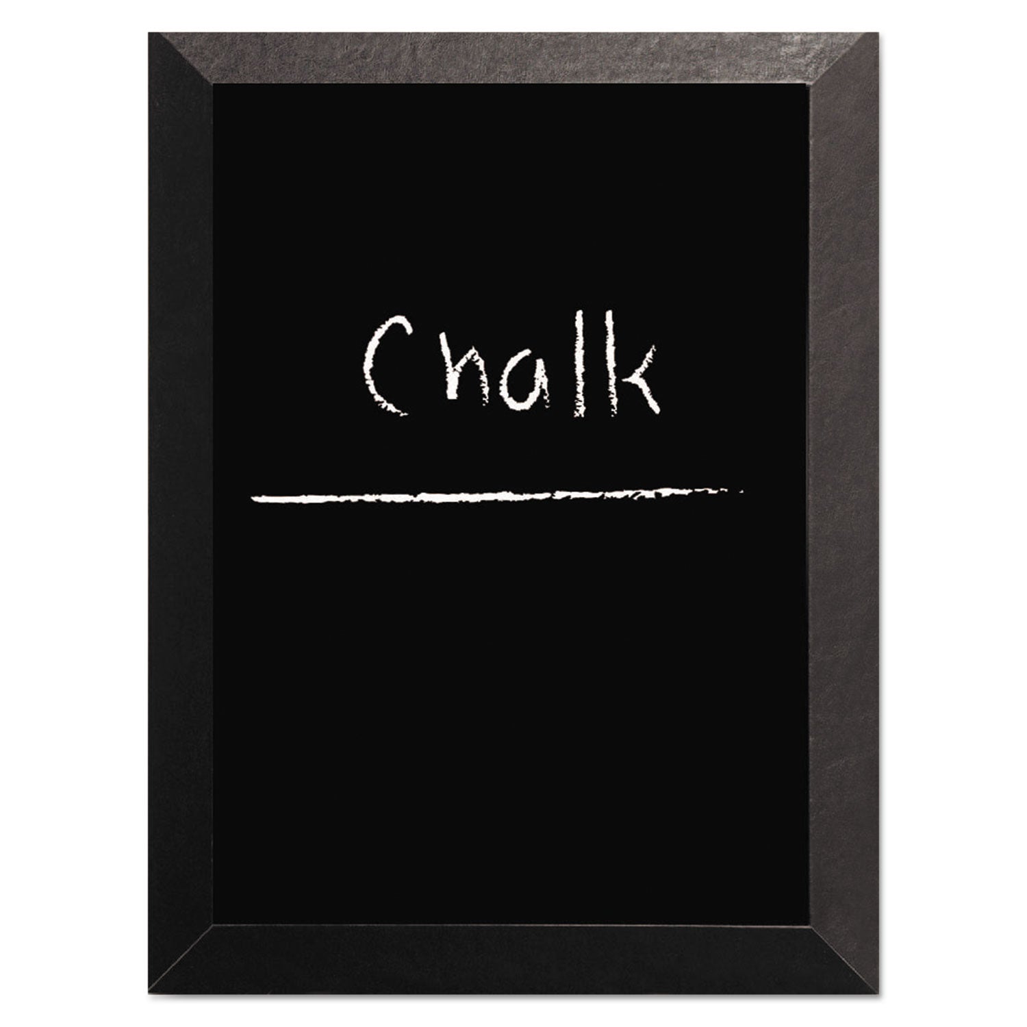 MasterVision Kamashi Chalk Board, 48 x 36, Black Frame