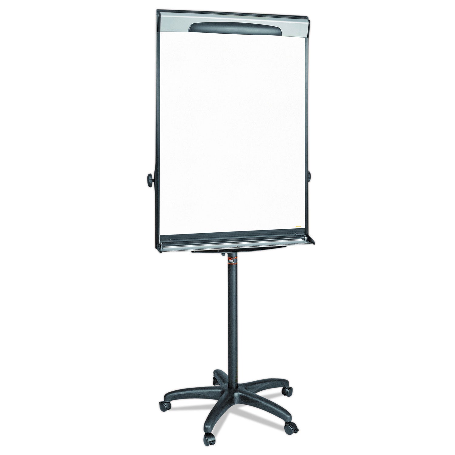 MasterVision Tripod Extension Bar Magnetic Dry-Erase Easel, 69" to 78" High, Black/Silver