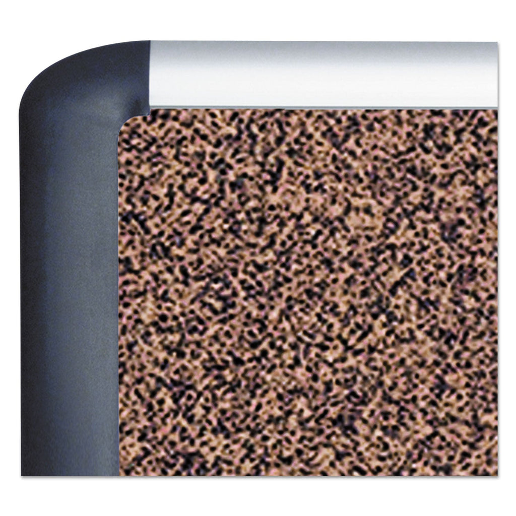 MasterVision Tech Cork Board, 48x72 Silver/Black Frame