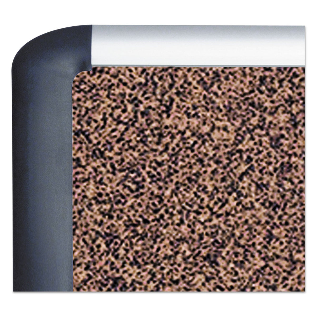 MasterVision Tech Cork Board, 48x72 Silver/Black Frame