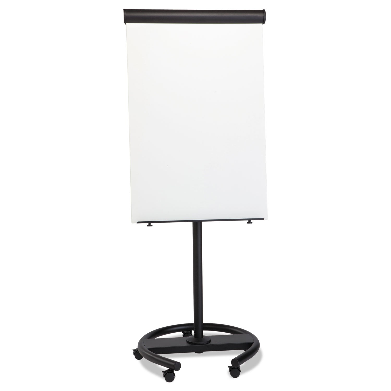 MasterVision 360 Multi-Use Mobile Magnetic Dry Erase Easel, 27 x 41, Black Frame