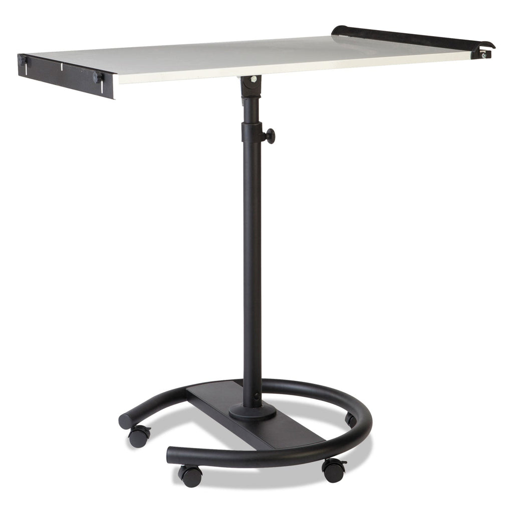 MasterVision 360 Multi-Use Mobile Magnetic Dry Erase Easel, 27 x 41, Black Frame