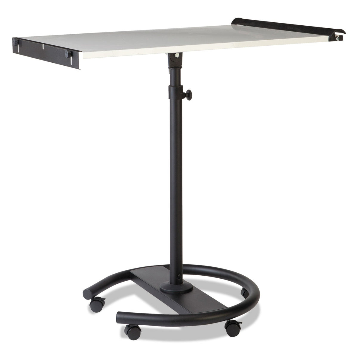 MasterVision 360 Multi-Use Mobile Magnetic Dry Erase Easel, 27 x 41, Black Frame