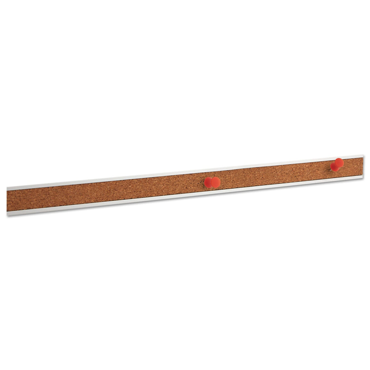 Universal Cork Bulletin Bar, Brown, 48 x 1
